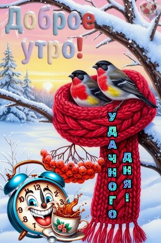 Открытка с добрым утром