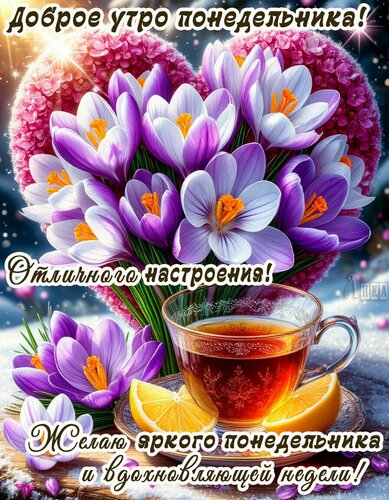 Открытка Понедельник
