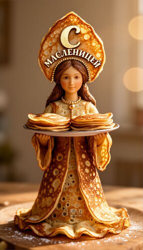 Открытка Масленица