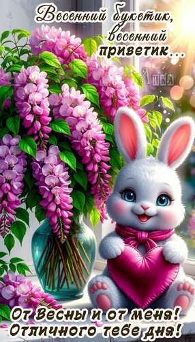 Открытка От меня приветик