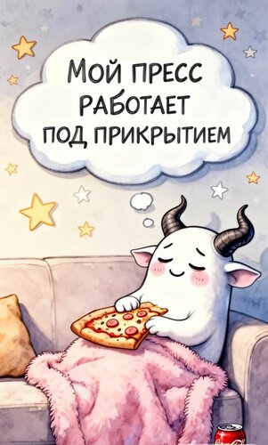 Открытка Мой пресс работает под прикрытием