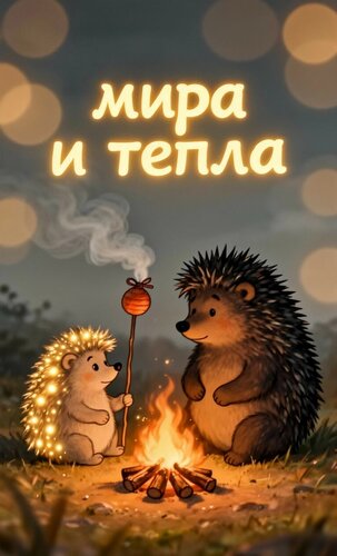 Открытка Мира и тепла