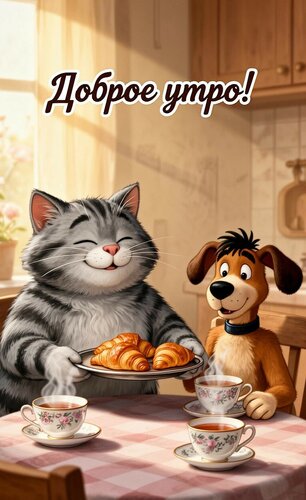 Открытка Доброе утро