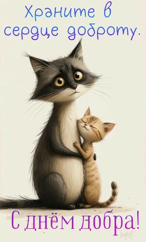Открытка Храните в сердце доброту. С днем добра