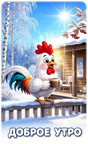 Открытка ДОБРОЕ УТРО!