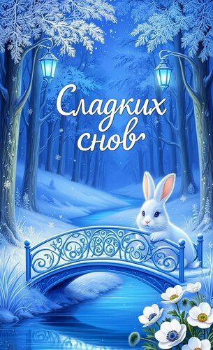 Открытка Сладких снов