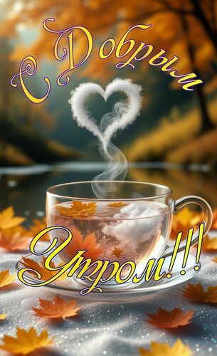 Открытка С добрым утром
