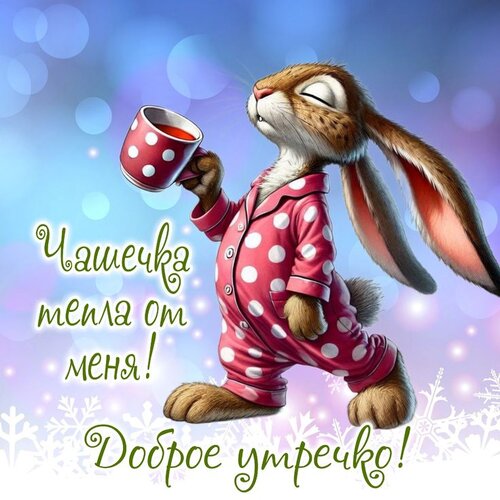 Открытка Доброе утречко