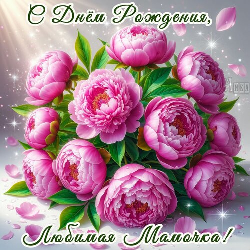 Открытка С Днём Рождения мама