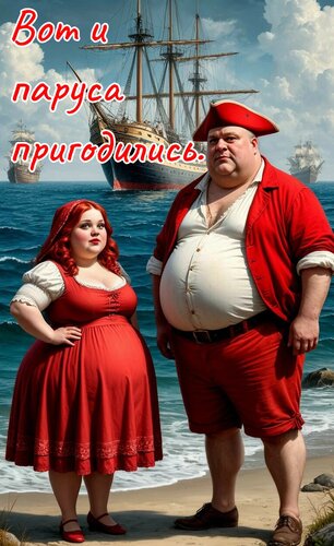 Открытка Вот и паруса пригодились