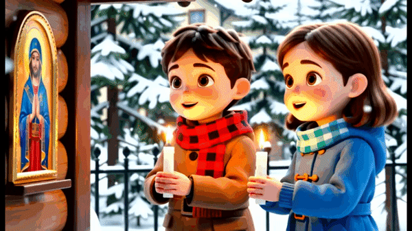 Анимированная открытка прощеное воскресенье