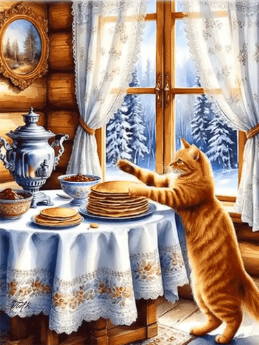 Анимированная открытка С Масленицей!