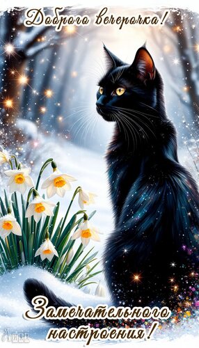 Открытка Добрый вечер