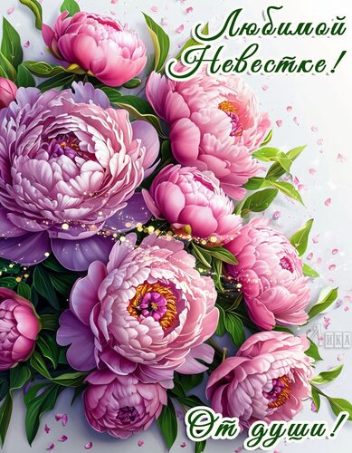 Открытка Невестке от души