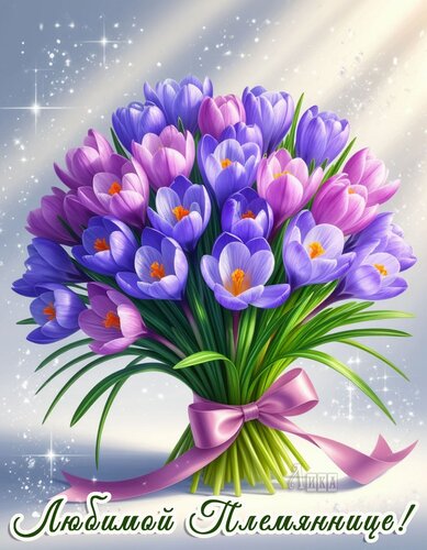 Открытка Племяннице