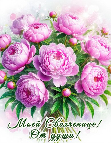 Открытка Моей свояченице