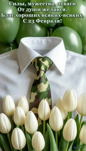 Открытка 23 февраля