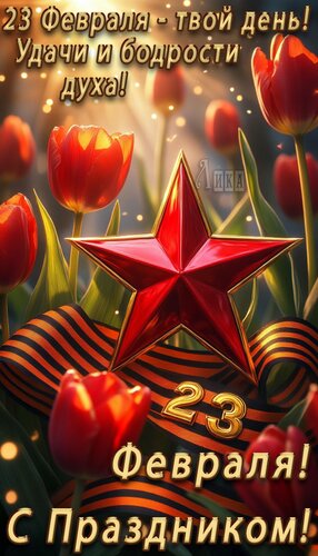 Открытка День защитника Отечества