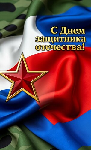 Открытка С днём защитника отечества