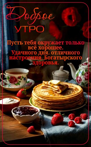 Открытка Доброе утро. 
