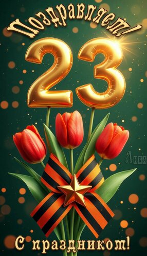 Открытка День защитника Отечества