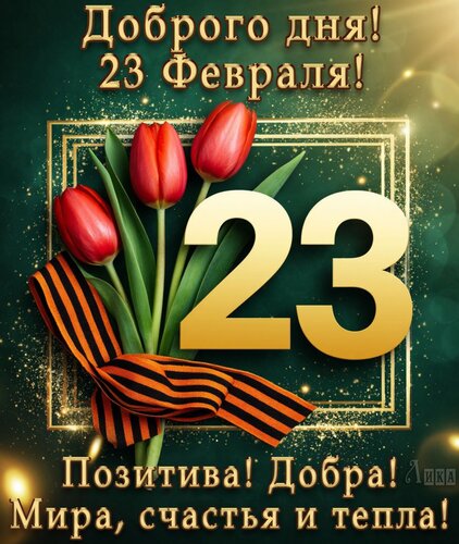 Открытка День защитника Отечества