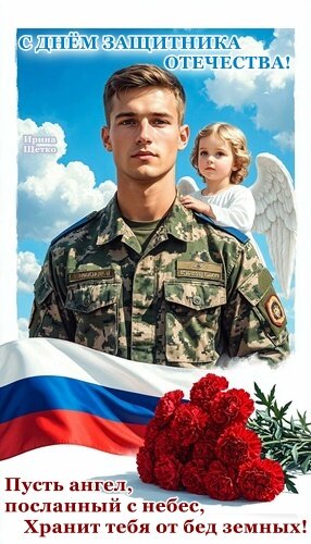 Открытка 23 ФЕВРАЛЯ