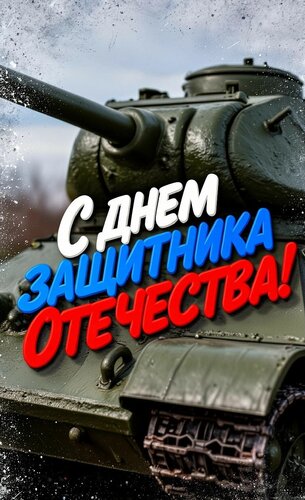 Открытка С днём защитника Отечества!