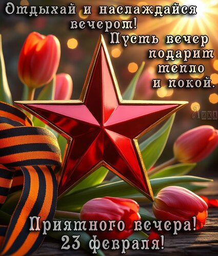 Открытка День защитника Отечества