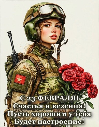 Открытка 23 ФЕВРАЛЯ
