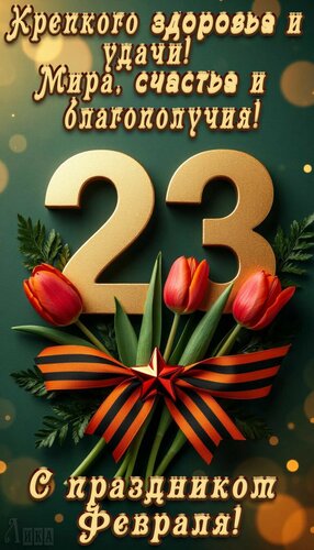 Открытка День защитника Отечества