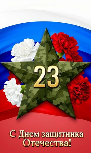 Открытка С днём защитника Отечества!