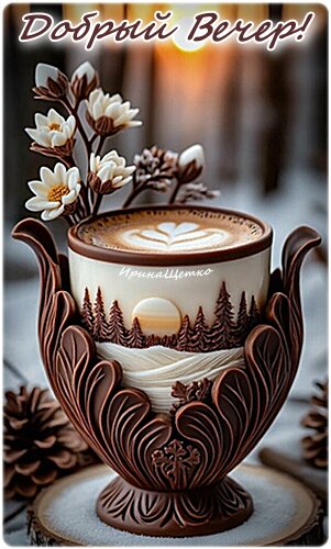 Открытка добрый вечер!