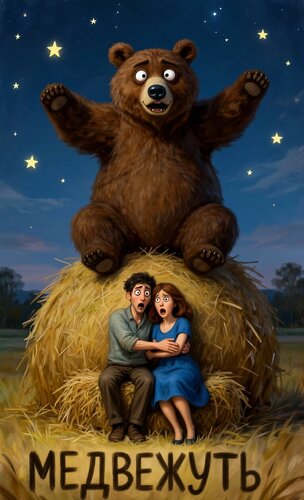 Открытка Медвежуть