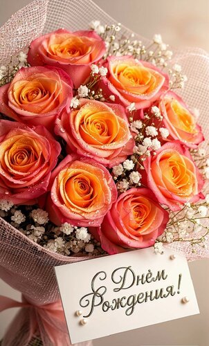 Открытка С днём рождения!