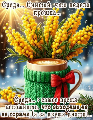 Открытка Среда