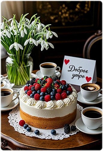 Открытка Доброе утро!