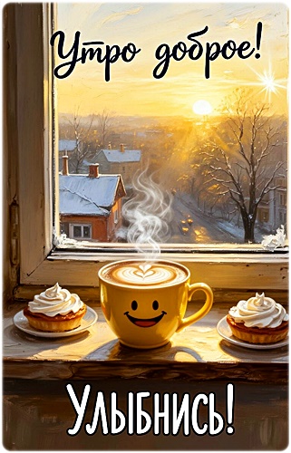 Открытка ДОБРОЕ УТРО!