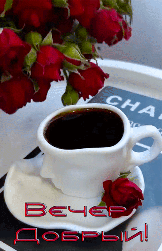 Анимированная открытка Вечер добрый!