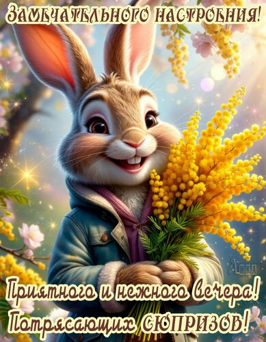 Открытка Добрый вечер