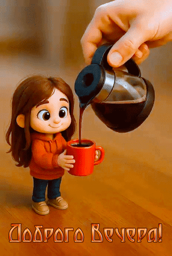 Анимированная открытка Доброго вечера!