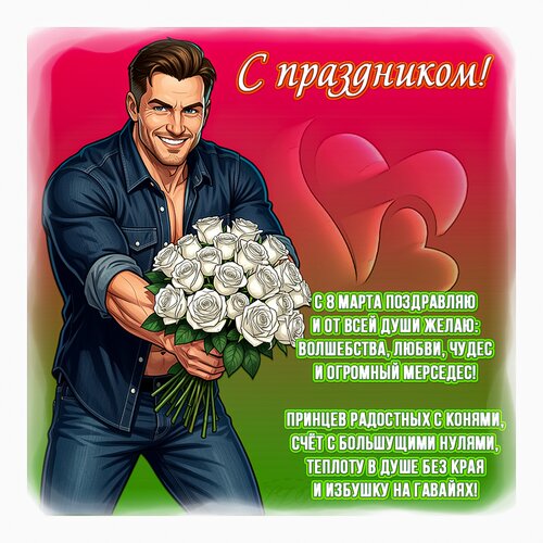 Открытка С днем 8 марта