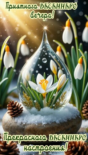 Открытка Добрый вечер