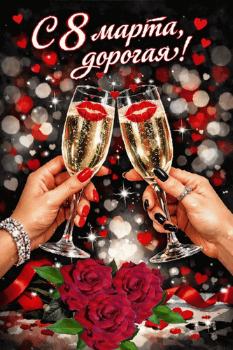 Открытка С 8 Марта, дорогая!