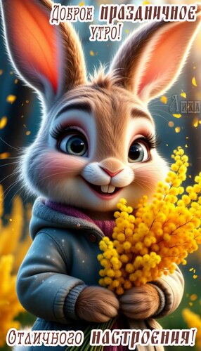 Открытка Утро