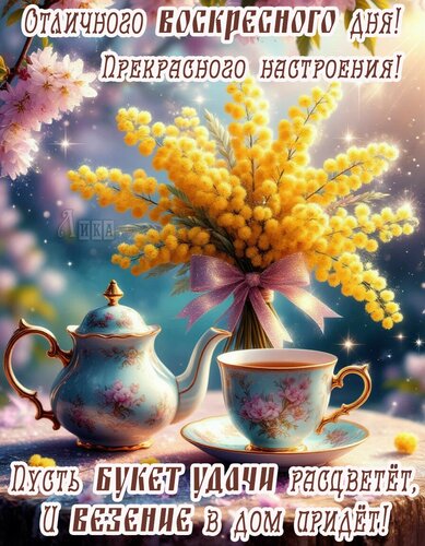 Открытка Воскресенье