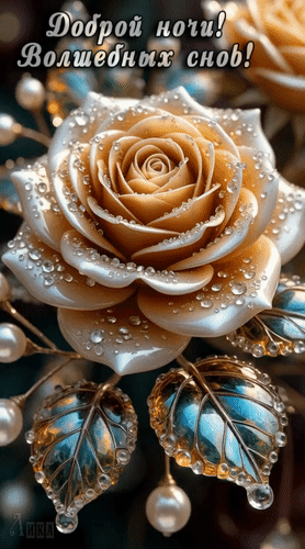 Анимированная открытка Спокойной ночи