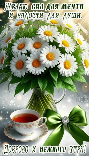 Открытка Доброе утро