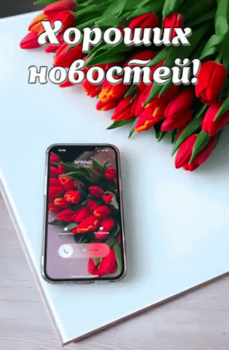 Анимированная открытка Хороших новостей!