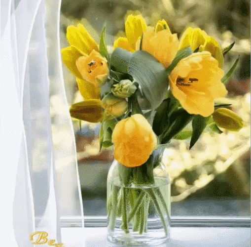 Анимированная открытка Весеннего настроения!